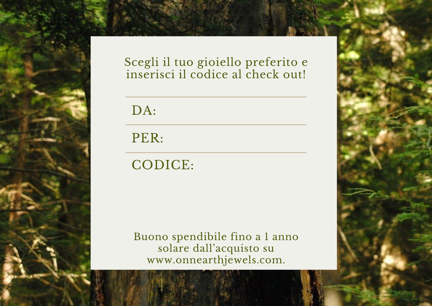 Buono regalo