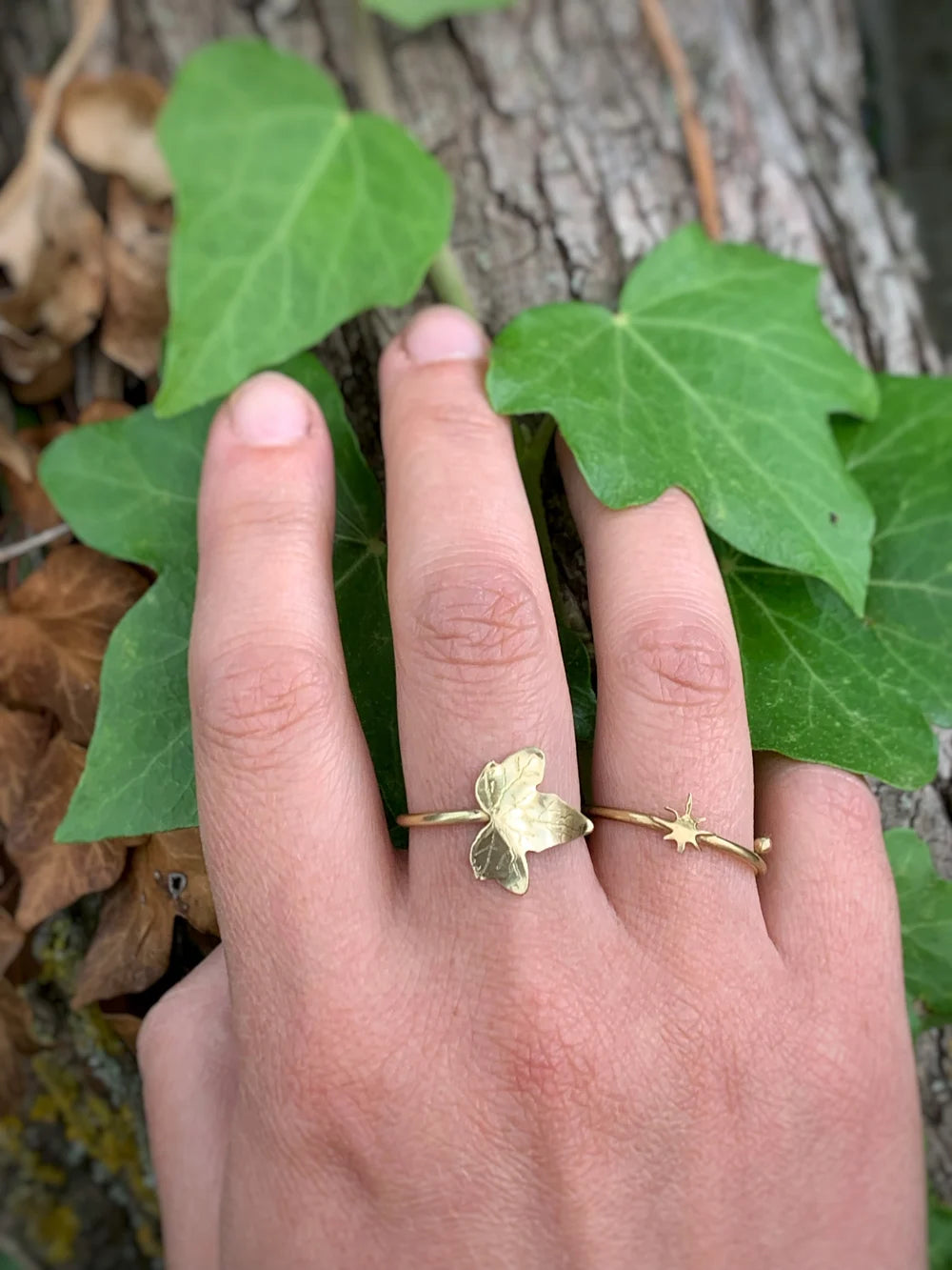 Anello foglia di Edera