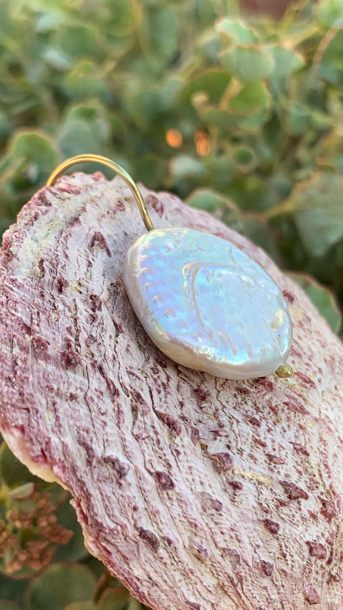 Mermaid Pendant: Baroque River Pearl