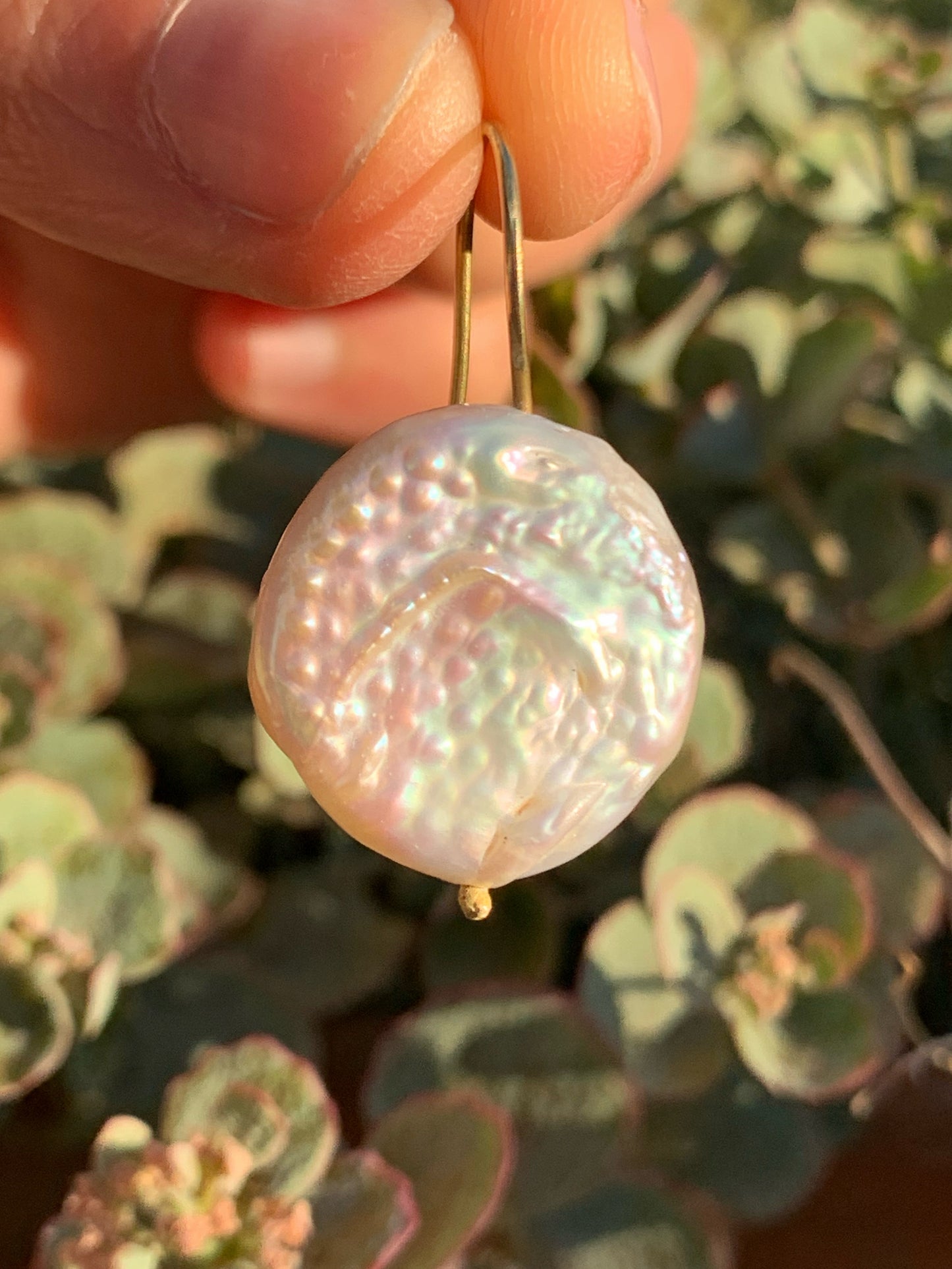 Mermaid Pendant: Baroque River Pearl